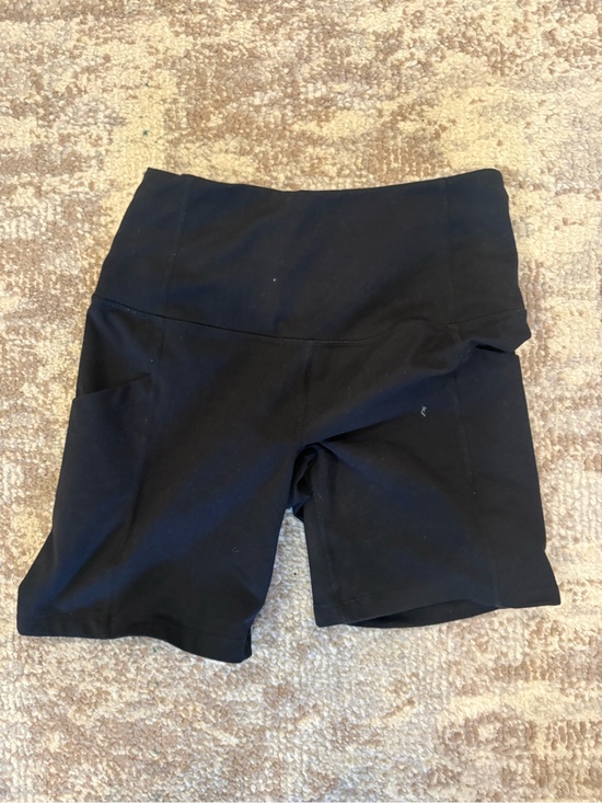 Zella Pants - Zella Black High-Rise Bike Shorts with Side Pockets